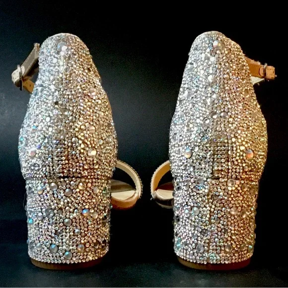 Blue by Betsey Johnson ‘Mari’ Heeled Sandals in Champagne - Picture 8 of 16